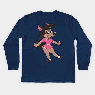 Wolf Gal Kids Long Sleeve T-Shirt